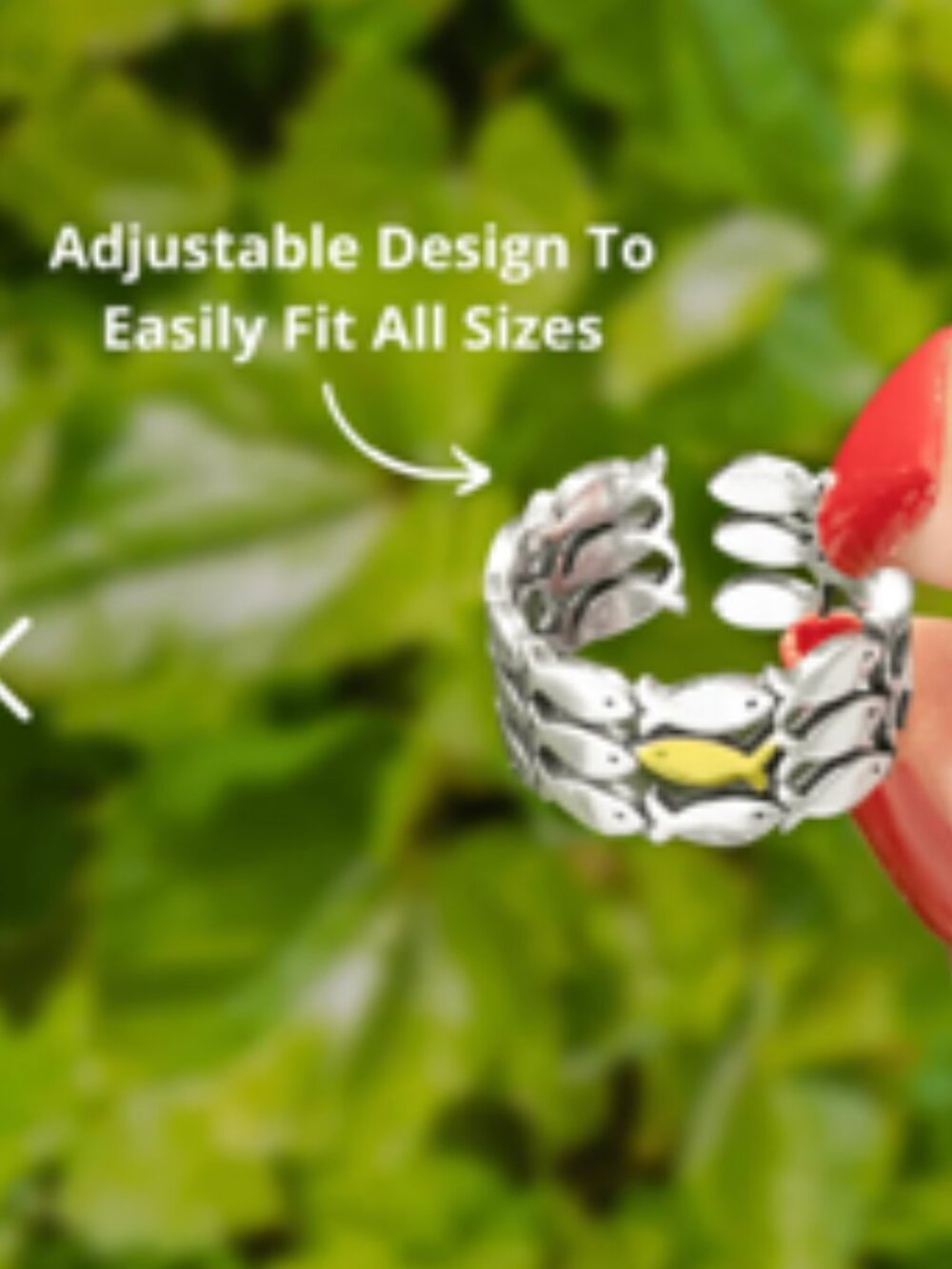 TWO TONE RING - STAINLESS STEEL - NEW